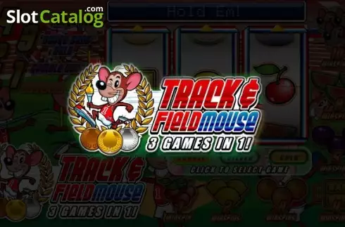 Track And Field Mouse Λογότυπο Track And Field Mouse Λογότυπο