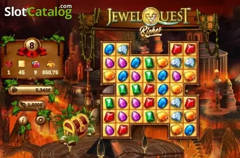 Οθόνη 2. Jewel Quest Riches Κουλοχέρης