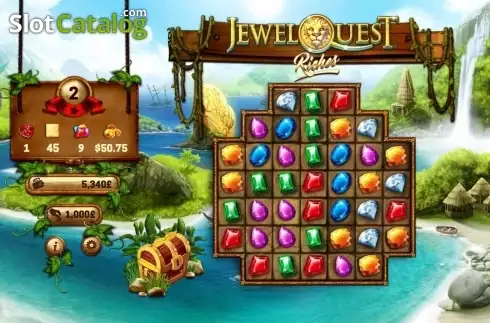 Οθόνη 4. Jewel Quest Riches Κουλοχέρης