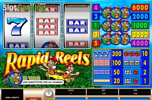 Οθόνη2. Rapid Reels (Games Global) Κουλοχέρης