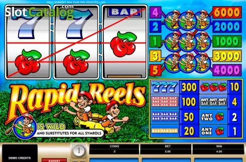Οθόνη3. Rapid Reels (Games Global) Κουλοχέρης