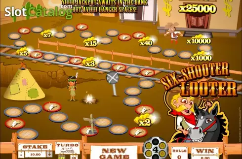 Οθόνη2. Six Shooter Looter Gold Κουλοχέρης