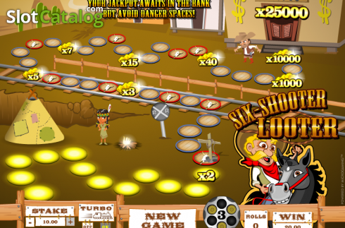 Οθόνη3. Six Shooter Looter Gold Κουλοχέρης