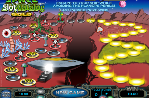 Οθόνη3. Space Evader Gold Κουλοχέρης