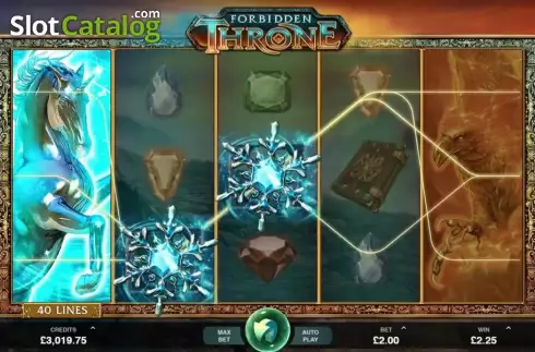Οθόνη 2. Forbidden Throne Κουλοχέρης