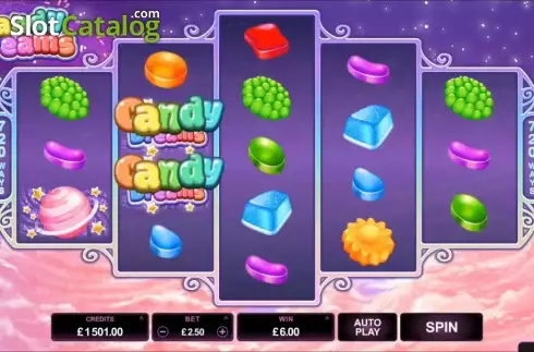 Οθόνη 2. Candy Dreams (Microgaming) Κουλοχέρης