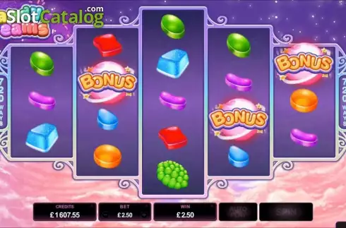 Οθόνη 3. Candy Dreams (Microgaming) Κουλοχέρης