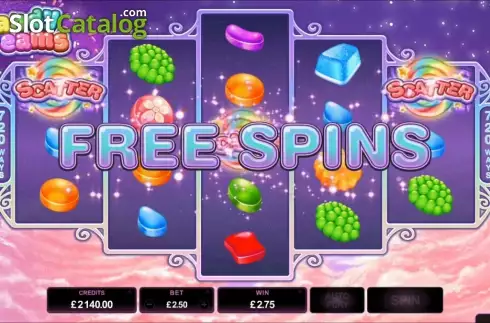 Οθόνη 6. Candy Dreams (Microgaming) Κουλοχέρης