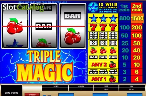 Οθόνη3. Triple Magic Κουλοχέρης 