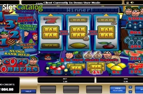Οθόνη3. Cops and Robbers (Microgaming) Κουλοχέρης 