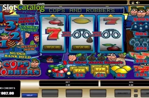 Οθόνη4. Cops and Robbers (Microgaming) Κουλοχέρης 