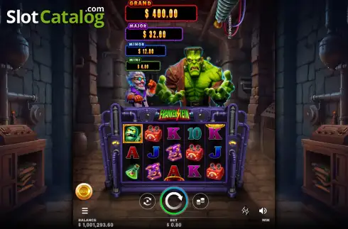 Οθόνη2. Frankenstein (Microgaming) Κουλοχέρης