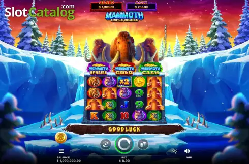 Οθόνη2. Mammoth Triple Riches Κουλοχέρης