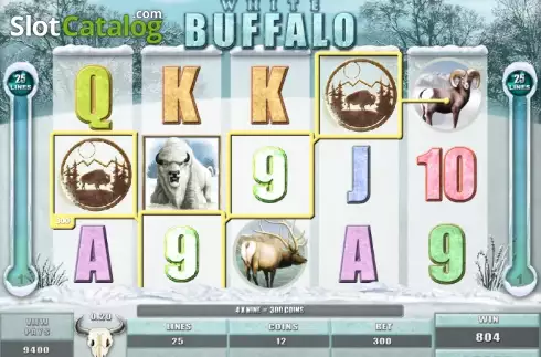 Οθόνη 3. White Buffalo (Microgaming) Κουλοχέρης