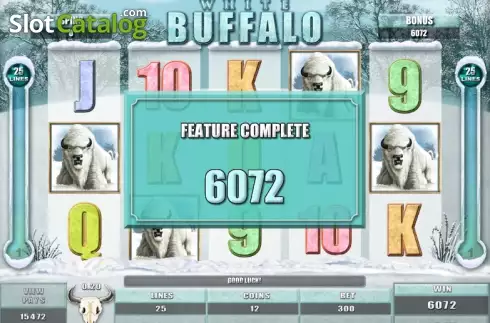 Οθόνη 6. White Buffalo (Microgaming) Κουλοχέρης