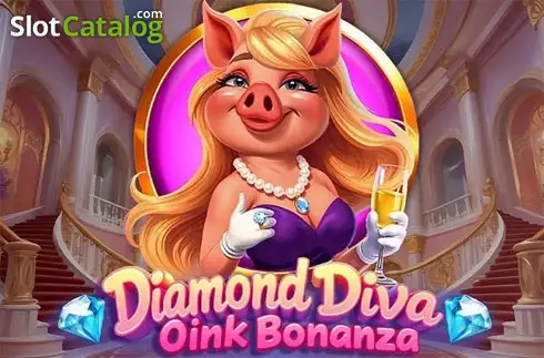 Diamond Diva Oink Bonanza Λογότυπο Diamond Diva Oink Bonanza Λογότυπο