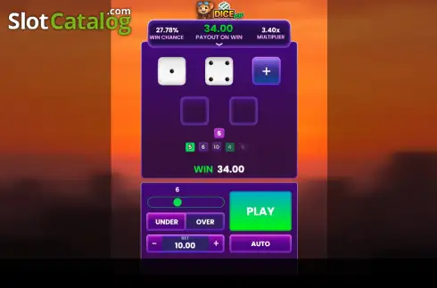 Οθόνη3. Dice Pop Κουλοχέρης