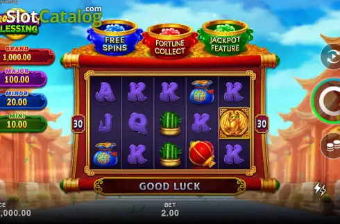 Οθόνη2. Prosperity Blessing (Microgaming) Κουλοχέρης