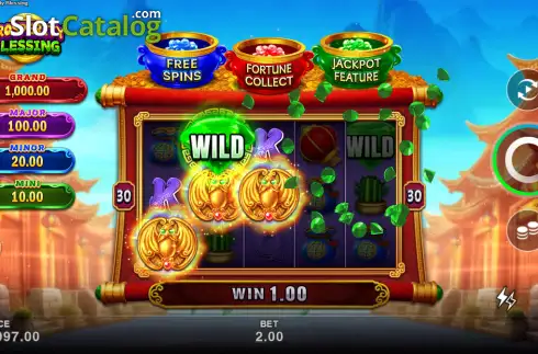 Οθόνη3. Prosperity Blessing (Microgaming) Κουλοχέρης