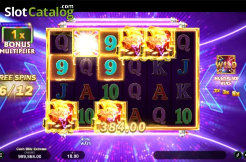 Οθόνη3. Cash Blitz Extreme Κουλοχέρης