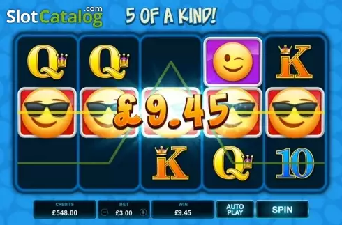 Οθόνη 1. EmotiCoins (Games Global) Κουλοχέρης