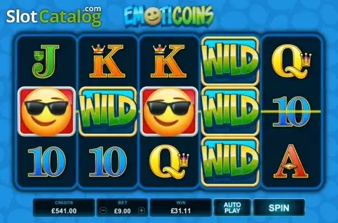 Οθόνη 4. EmotiCoins (Games Global) Κουλοχέρης