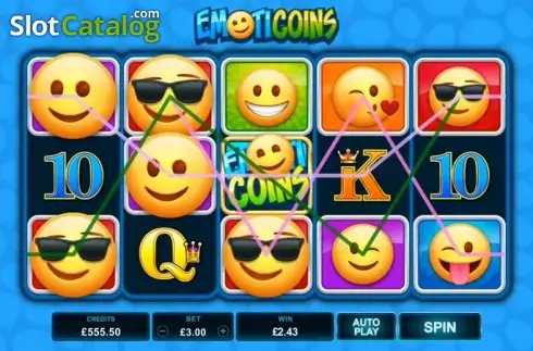 Οθόνη 5. EmotiCoins (Games Global) Κουλοχέρης