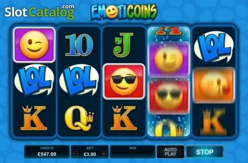 Οθόνη 6. EmotiCoins (Games Global) Κουλοχέρης