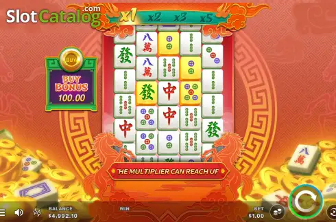 Οθόνη2. Mahjong Reels Κουλοχέρης