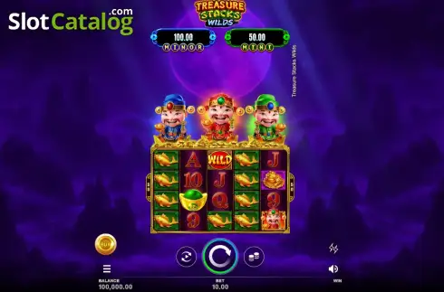 Οθόνη2. Treasure Stacks Wilds Κουλοχέρης