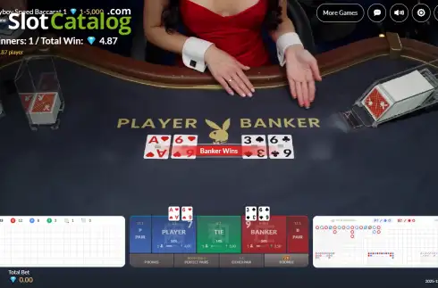 Οθόνη3. Playboy Speed Baccarat Κουλοχέρης