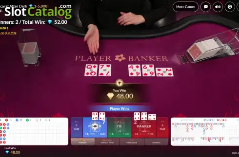 Οθόνη3. Baccarat After Dark Κουλοχέρης 