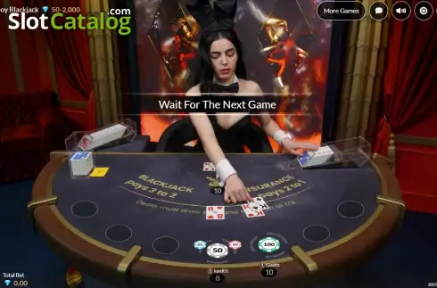 Οθόνη2. Playboy Blackjack Κουλοχέρης