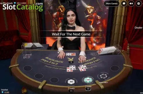 Οθόνη3. Playboy Blackjack Κουλοχέρης