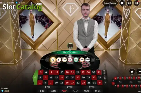 Οθόνη2. Fashiontv Roulette (Microgaming) Κουλοχέρης
