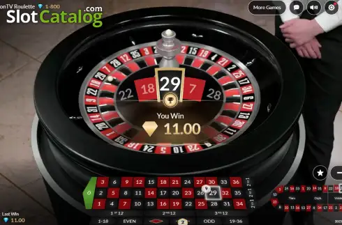 Οθόνη3. Fashiontv Roulette (Microgaming) Κουλοχέρης