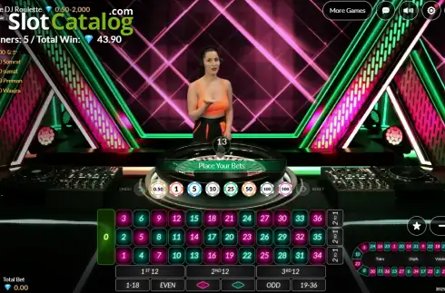 Οθόνη2. Dance DJ Roulette Κουλοχέρης