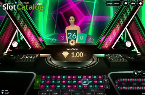 Οθόνη3. Dance DJ Roulette Κουλοχέρης