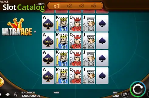 Οθόνη2. Ultra Ace (Microgaming) Κουλοχέρης