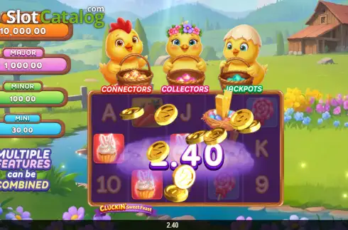Οθόνη3. Cluckin’ Sweet Feast Κουλοχέρης 