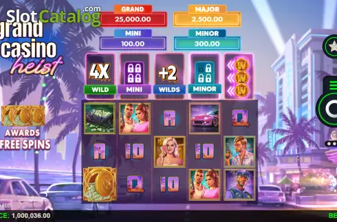Οθόνη2. Grand Casino Heist Κουλοχέρης 