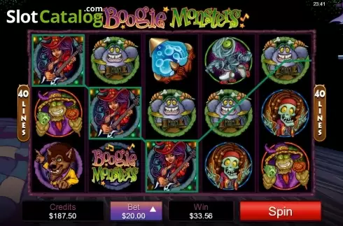 Οθόνη 3. Boogie Monsters Κουλοχέρης