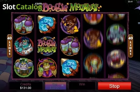 Οθόνη 4. Boogie Monsters Κουλοχέρης