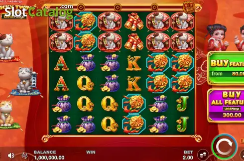 Οθόνη2. Lucky Twins Wilds Link&Merge Κουλοχέρης