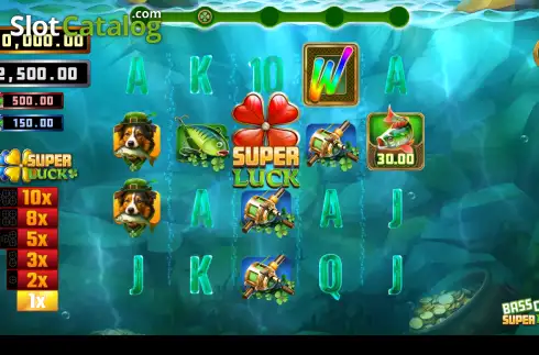Οθόνη2. Bass Catch Super Luck Κουλοχέρης