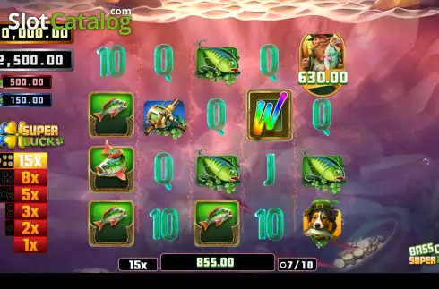 Οθόνη3. Bass Catch Super Luck Κουλοχέρης