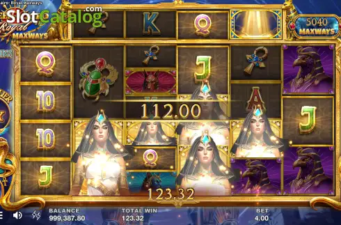 Οθόνη3. Queen of Cairo: Royal Maxways Κουλοχέρης
