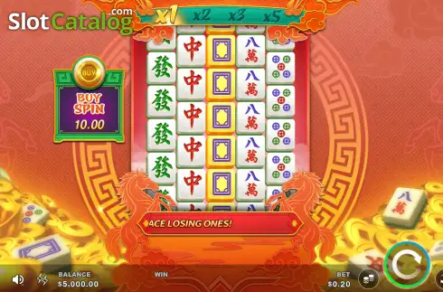 Οθόνη2. Mahjong MaxWin Κουλοχέρης