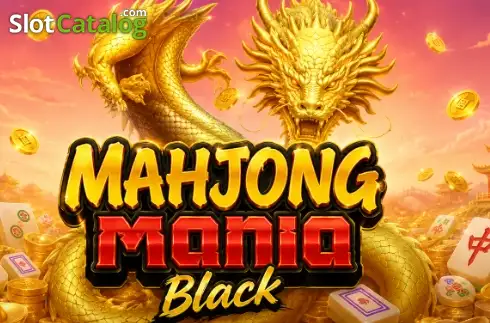 Mahjong Mania Black Λογότυπο Mahjong Mania Black Λογότυπο