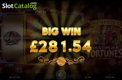 Οθόνη 5. 108 Heroes Multiplier Fortunes Κουλοχέρης 
